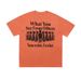 Men's Clothing Portrait Letter Print Pure Cotton Loose Short Sleeved T Shirt Street_viptrois.com