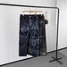Cross Border Denim Wholesale Washed Tie Dyed Flared Men's American Trendy Handsome Heavy Industry Niche Straight Jeans_viptrois.com