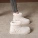 Fleece And Thickened Warm Short-leg Snow Cotton Boots For Women In 2025-1_viptrois.com