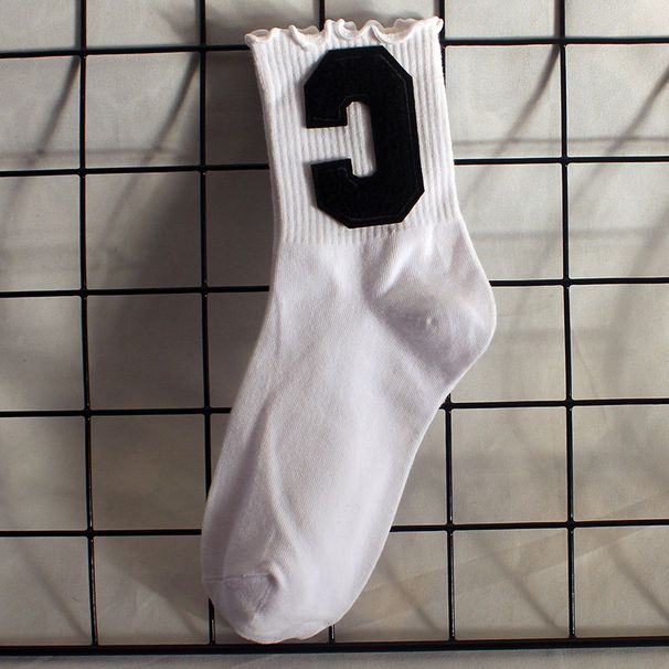 Socks New Style Fungus Lace Women's Socks Plush Big C Socks Women's High Elastic Student Sports Mid Tube Socks Sweat Absorbent Cotton Socks Trendy_viptrois.com