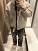 Men's Clothing Dirty Denim Jacket For Men Autumn Retro Long Sleeve Loose Silhouette Denim Top_viptrois.com