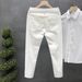 Men's Clothing White Ripped Diamond Jeans Trendy Slim Fitting Skinny Pants_viptrois.com