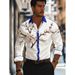 2026 Men's Long Sleeve Turned-Down Collar Casual Shirt 3D Button Print Blouse_viptrois.com