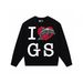 Trendy Brand Heart Print Heavy Cotton Unisex High Street Crew Neck Long Sleeve Sweatshirt_viptrois.com