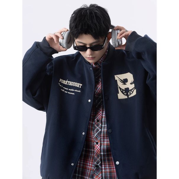American Baseball Men's Spring And Autumn 2025 New Style, Loose Casual Brand Jacket, Top For Teenagers_viptrois.com