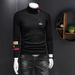 New Autumn And Winter Men's High-quality Sweater Wool Sweater Turtleneck Knitted Sweater Embroidered Bottoming Shirt_viptrois.com