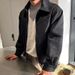 Melard Suede Jacket For Men, Autumn And Winter New Style, Hong Kong Style Retro Flight Jacket, High-End Trendy Turn-Down_viptrois.com