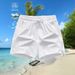 Men's Clothing Fashionable Beach Leisure Solid Color Quick Drying Loose Sports Shorts_viptrois.com