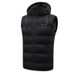 Men's Clothing men's and women's hooded sleeveless waistcoat cotton vest winter warm vest 11 zone smart constant temperature heating clothing_viptrois.com