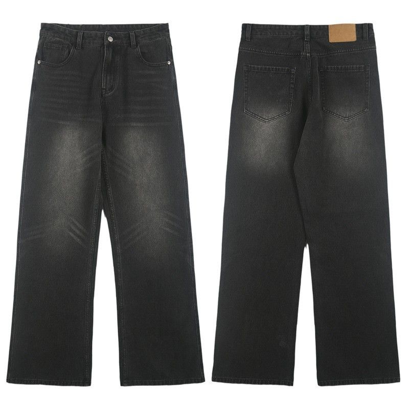 Unisex Vintage Flared Jeans With Fleece Lining – Clean Fit Retro Bell Bottoms For Men & Women (XS-3XL)_viptrois.com