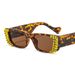 Fashion Pearl Inlaid Small Square Frame Sunglasses For Women New Retro Diamond Inlaid Trendy Street Shooting Sun Visor Sunglasses_viptrois.com