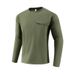 Men's Long Sleeve Performance Shirt – Thermal, Breathable & Versatile For Business Casual, Gym & Outdoor_viptrois.com