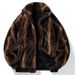 Men’s Winter Fleece Stand Collar Jacket – Thick Velvet-Lined Hooded Coat (Black/Brown, S-2XL)_viptrois.com