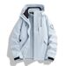 Pulse New Three-in-One Jacket Autumn Winter Outdoor Fleece-Lined Thickened Detachable Two-Piece Set Casual Windproof Warm Coat_viptrois.com