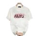 Men's Clothing Short Sleeved Heavy Double Yarn Trendy Loose Printed T Shirt_viptrois.com