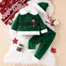 Children's Christmas autumn and winter thick long sleeve trousers Santa Claus dress up three piece children's clothing ins_viptrois.com