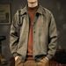 High-end Spring And Autumn New Ins Trend Suede Jacket Men's Loose Turn-down Collar Retro Casual Versatile Coat_viptrois.com
