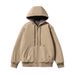Men's Clothing Plus Velvet Thickened Men's Coat Fashionable Handsome Versatile Jacket Cotton Coat Trendy Brand Loose Cardigan Coat Men_viptrois.com