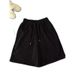 Men's Herringbone Casual Shorts Summer Sports Capri Pants Comfortable Elastic Waist Wide Leg Mid-Length Simple Fashion_viptrois.com