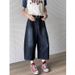 Men's Clothing Summer Niche Back Embroidery Stitching Scimitar Pants Jeans Men And Women Retro Wide Leg Cropped Pants Shorts Trend_viptrois.com