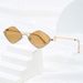 Men's Sunglasses Fashionable Metal Half Frame Diamond Shaped Sunglasses For Men And Women Cool Sunglasses Personalized Sunglasses_viptrois.com