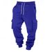 Men's Multi-Pocket Cargo Pants - Comfortable Straight Leg Jogger Pants For Casual Wear & Outdoor Activities (Black, Dark Gray, Light Gray, More )_viptrois.com