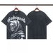 Summer Band Rock Washed Cartoon Print Unisex Loose Short Sleeve T-Shirt Trendy_viptrois.com