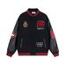 Men's Clothing Heavyweight Baseball Jacket For Women Autumn New Style Letter Embroidery Contrast Color Stitching Jacket Loose Casual Top_viptrois.com