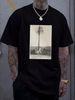 Retro Tiki T Shirt White Cotton Bar Mug Restaurant No. 65 CA First Palm Tree Versatile Soft Stylish Fashion Graphic Homme Breathable_viptrois.com