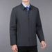 Men’s Lightweight Casual Jacket – Wrinkle-Resistant Stand Collar Zipper Coat For Business & Leisure (Dark Grey/Khaki/Black/Navy, Sizes M-5XL)_viptrois.com