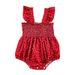 New 2024 baby camisole jumpsuit with trendy and cute flying sleeves, pleated jumpsuit, climbing suit_viptrois.com