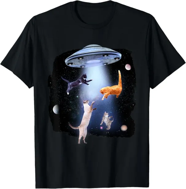 Cat Funny Cat Design T-Shirt Mens Womens Tees Top_viptrois.com