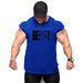 BEAST Beast Cotton Fitness Tank Top Men's GYM Sports Training Thin Round Hem Slim Fit Sleeveless T-shirt_viptrois.com