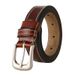 Belt Women's Version Of Two Layer Cowhide Transfer Film Embossed Women's Versatile Trendy Belt Simple Women's Belt_viptrois.com
