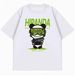 Casual Urban Fashion For Men & Women Panda Graphic Print T-Shirt Oversized Relaxed Fit 100% Cotton Unisex Streetwear_viptrois.com