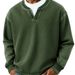 Men's 3d Print Long Sleeve Hoodie – Vintage-Inspired Layered Look With Fleece Lining (Multiple Colors, S-5xl)_viptrois.com
