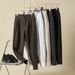 Men's Loose Fit Casual Pants Lightweight High Waisted Straight Leg Trousers With Comfortable Drop Crotch & Flowy Hem_viptrois.com