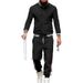 Men's Fleece-Lined Baseball Jacket & Pants Set – Winter Casual Outerwear For Outdoor & Commuting (Black, Navy, Grey, Grey/White Sleeves) – S-Xxxl_viptrois.com
