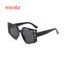 Cat's Eye Full Striped Color Gradient Sunglasses Sun Protection Sunglasses T1198_viptrois.com