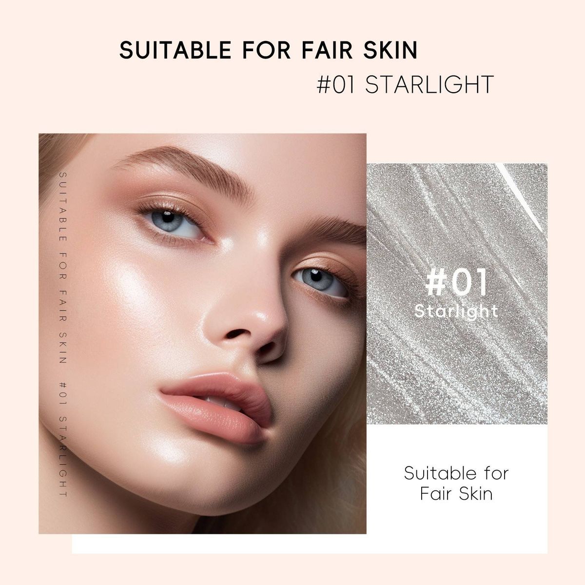 LAIKOU Highlighter Cream - 3-in-1 Contour, Highlight & Conceal, 10g (3 Shades) | Buildable & Blendable For Flawless Finish_viptrois.com