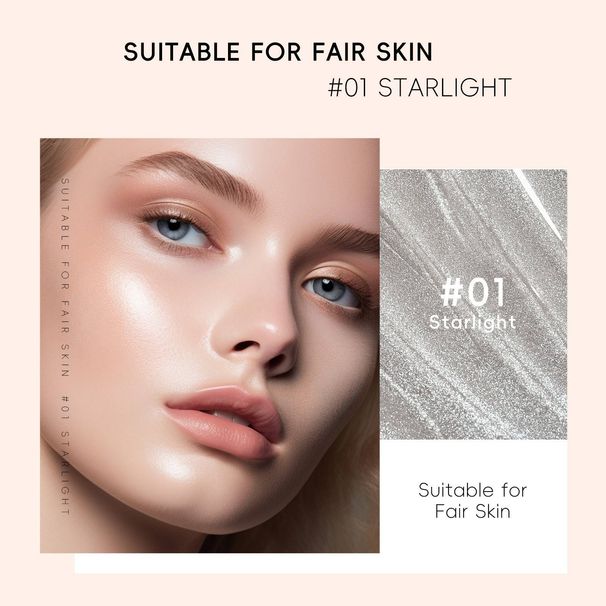 LAIKOU Highlighter Cream - 3-in-1 Contour, Highlight & Conceal, 10g (3 Shades) | Buildable & Blendable For Flawless Finish_viptrois.com