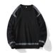 2026 Fashion Pullovers Outerwear Men Round Collar Striped Long Sleeve Casual Loose Sweatshirts_viptrois.com