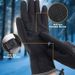 Winter Touch Screen Windproof Cold-proof Warm Fleece-lined Gloves For Outdoor Activities Cycling_viptrois.com
