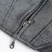 Split Design Stand Collar Cardigan Sweatshirt Men's Autumn Loose Street Fashion Ins Solid Color Casual Jacket_viptrois.com