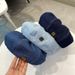 Letter Denim For Women Spring Summer Face Slimming Small Beret Artist Large Head Circumference Hat Ins_viptrois.com