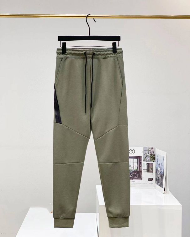 Men's Clothing glued oblique zipper tapered sweatpants trousers 163 side zipper_viptrois.com