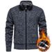 Men’s Winter Stand Collar Cardigan – Thick Knit Sweater Coat (Black/Beige/Dark Gray/Light Gray/Blue/Burgundy/Espresso, M-4XL)_viptrois.com