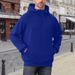 "Men's Half-Zip Fleece Hoodie – Winter Warm Pullover With Soft Lining, Adjustable Hood, Casual & Athletic Style, Thickened Comfort Fit"_viptrois.com