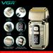 VGR Electric Foil Shaver Men Beard Face USB Rechargeable Cordless Razor Shaving_viptrois.com