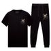 Men's Clothing One Piece Cool Style Men's Suit Sports Leisure Hot Diamond Spider Summer Slim Short Sleeved T Shirt Men_viptrois.com